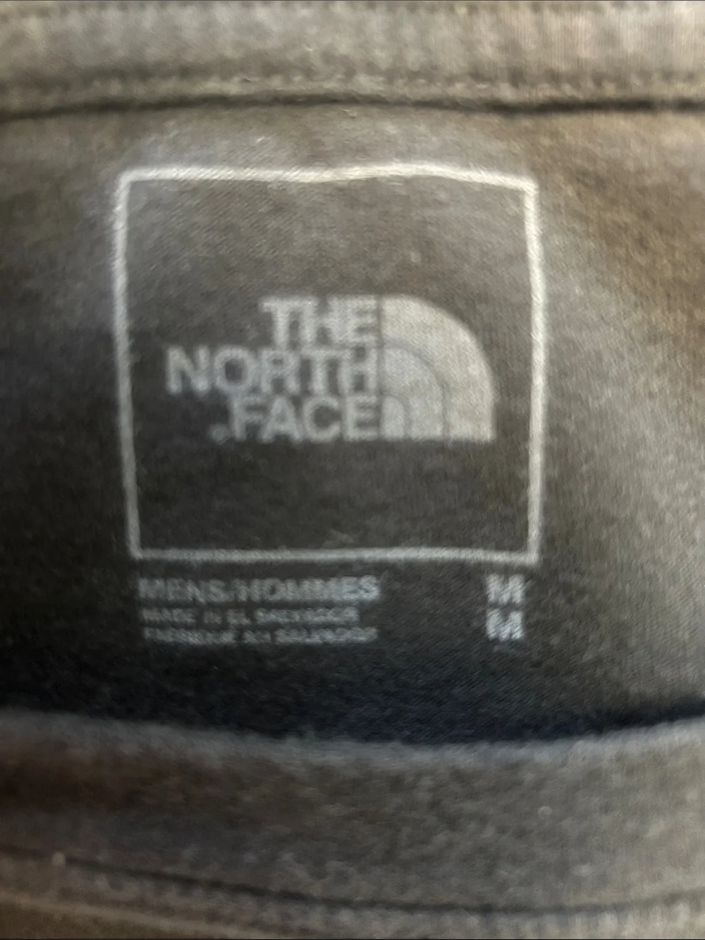The North Face Black Tee with Multicolored Rainbow Arch Logo Men’s Size M